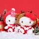 Sanrio Kawaii Hello Kitty Stuffed Toys Plushies Soft Cartoon Cute Christmas Gift
