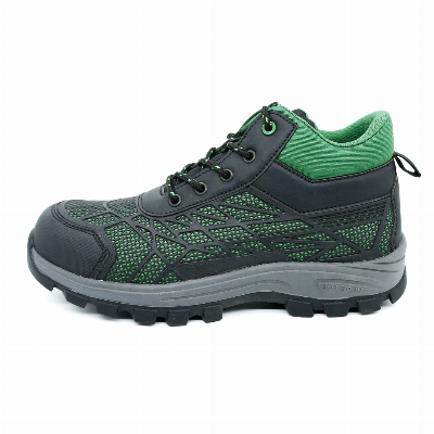 5" Green Kpu Composite Toe Work Shoes Safety Boots