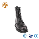  Mens Black Genuine Full Leather Fashionable Military Tactical Combat Boot