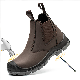  Steel Toe Work Boots for Men Slip-on Chelsea Boot Men′s Industrial & Construction Shoes Waterproof Lightweight Comfortable Non-Slip Safety Shoes