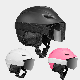  One-Piece Professional Ultra-Light Single-Board Double-Board Adjustable Thick Warm Ski Helmet