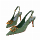  European-Style Party Shoes for Women with Thin Heels, High Heels, Square Buckle Footwear
