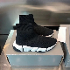 Classic Luxury 2.0 Sock Shoes Lady Fashion Flat Casual Shoes Knit Paris Design Allover Logo Outdoor Sports Shoes Black Dark Grey Beige with Original Box manufacturer