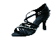  Latin Ballroom Tango Jazz Dance Shoes High Heel Rhinestone Sandal for Women