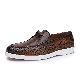  Loafer Genuine Leather Slip-on Patterned Tassels Man Shoes