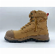  Armor Genuine Nubuck Leather Safety Boot Shoes with Rubber Outsole and Kevlar