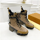  Women Designer Laureate Platform Desert Boots Suede Calf Leather