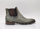  Comfort Wax Leather Upper Classic Polished Chelsea Boot Casual Men Shoes