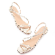 Stylish Elegant Summer Sandals Gold Slippers Summer Slides Beach Shoes