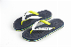  EVA Foam Slippers with Plastic Thong Two Layers of Colors Colorful for Woman