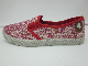  Women Flat Heel Canvas Shoes with Printed
