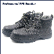  Ankle Black Genuine Leather Antistatic Oil Resistant Steel Toe Cap Working Men′ S Industrial Safety Boots Manufactures for Construction