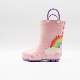  Rain Boots Middle and Big Children Rain Shoes Cartoon Light Rain Boots