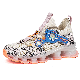  New Flying Knitted Blade Sole Daddy Shoes Increased Air Cushion Casual Running Sports Shoes
