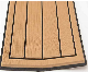 Wefoam Marine Supply Boat Yacht Decking EVA Faux Teak Foam Sheet Helm Station Pad Swim Platform Pad manufacturer