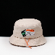 Cotton Adjustable Woven Label Embroidery Casual Fishing Summer Bucket Hat manufacturer