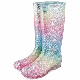  Waterproof Women Boots PVC Fashion Garden Shoes Safety Rain Boots Footwear Shoes