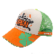  Fashion 5 Panel Curve Heat Transfer Printing Foam Summer Trucker Mesh Hat Cap