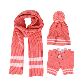  Fashion Ladies Winter Warm Women Knit Hat Beanie Glove Scarf Sets