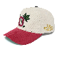  BSCI Wholesale Custom Design Trendy 5 Panel Sport Hat, OEM Embroidery Logo Beige Corduroy Gorras, Classics Baseball Cap
