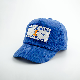 Corduroy Baseball Cap with Rope and Applique Embroidery High Quality 5 Panel Fashion Sports Hat manufacturer