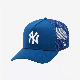 Trucker Baseball Cap with 3D Embroidery Polyester 5 Panel with Mesh Customized Logo Fashion Sports Hat manufacturer