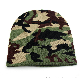  Fashion Camo Plain Acrylic Jacquard Camouflage Knit Hat Beanie