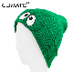 Wholesale Custom Logo Cute Eyes Winter Warm Men Women Beanie Cap Hat