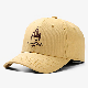  Wholesale Hot Sale High Quality Custom Yellow Black Color Baseball Cap