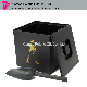 Double Wall Square Plastic Wine Bucket with Ice Scoop