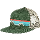 Promotional Custom New Fashion Hip-Hop Sport Black Embroidery Outdoor Snapback with Mesh