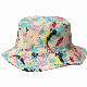 Wholesale Fashion Vibrant Style Customized Embroidered Logo Adorns Front Bucket Child Hat