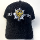  100% Cotton Black Quality Baseball Caps Embroidery Logo