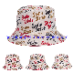  High Quality Cotton Reversible Printed Bucket Hats with Custom Logo
