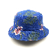  Fashion Double Sided Floral Print Ladies Summer Printing Fishing and Bucket Hat