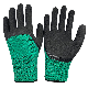 Free Sample Low MOQ Green Black Garden Cotton Gloves