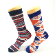  Fashion Cheap Colored Jacquard Socks Sport Athletic MID Calf Ribbed Crew Dress Sock