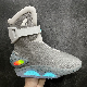  Dropshipping Hot Sale Back to Future Mag High Sole Shoes Sneakers in Grey Stock