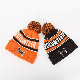  OEM Factory Custom Skull Knitted Bobble Bonnet Hat Christmas Wholesale Ski Warm Winter Cap Gorro Acrylic Jacquard Embroidery Logo POM POM Beanie