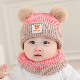  2020 New Fashion Unisex Baby Knitting Hat&Scarf Set