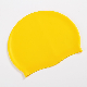  Hot Selling Summer 100% Waterproof Silicone Swim Caps Easy to Put on and off Silicone Swimming Cap for Adult Junior