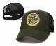 Hot Seller Men′s a-Frame Wool Olive Black Truckers Caps