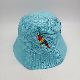  Reversible Bucket Hat with Custom Bird Embroidery Logo Sun Cap BSCI Factory