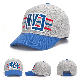  Embroidery New York Style Adjustable 5 Panel Cotton Sports Baseball Caps