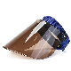  Custom Logo New Fashion Hot Selling Colorful Women Anti UV Holographic Outdoor Protection Sun Hollow Hat Protection Transparent PVC Plastic Sunbonnet Visor Cap