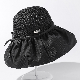  Women′s Colorful Ice Feel Large Edge Stitching Breathable Openwork UV Sun Hat