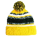 Wholesale Custom Jacquard Pattern Unisex Winter Sports Knitted Beanie Hats