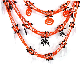  Honeycomb Tassel Witch Pattern Party Paper Garland