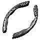  Carbon Steering Wheel Cover 38cm 40cm Accept Custom