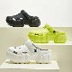  New Simple Fashion Casual Thick Bottom Increase Hole Shoes